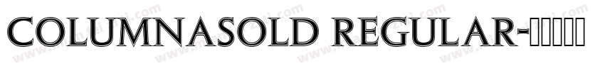ColumnaSolD Regular字体转换